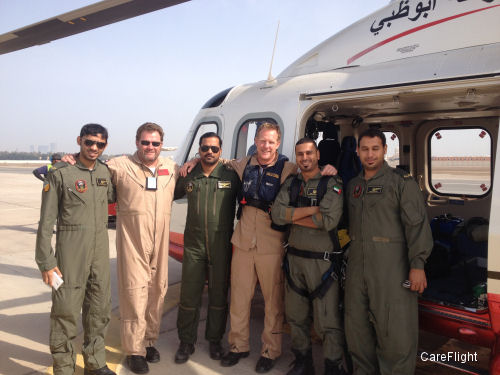 CareFlight 5 years training Abu Dhabi Police