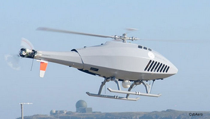 helicopter news December 2014 Swedish Navy to test CybAero RPAS from Visby corvette