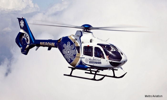 Metro Aviation delivers EC135 to HealthNet