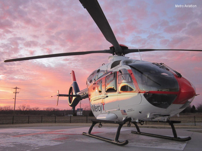Metro delivers two EC135 aircraft to Mercy Life Line