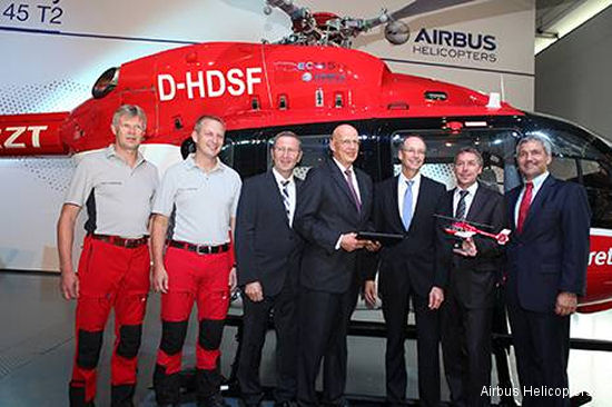 EC145T2 Handover To DRF Luftrettung