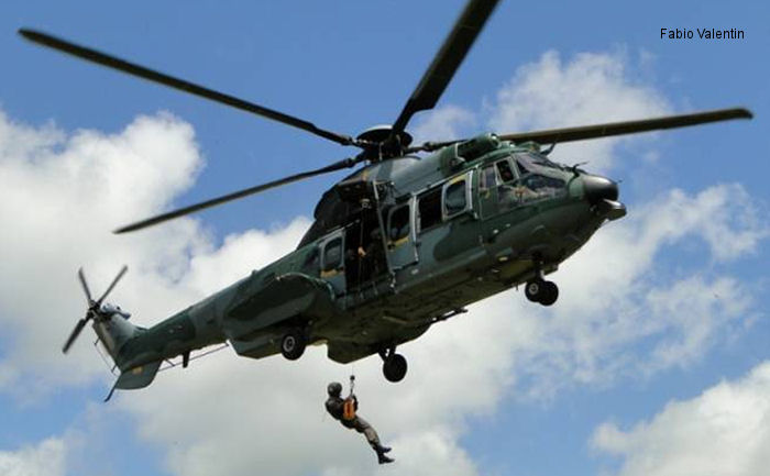 The Brazilian Air Force achieves 1,000 flight hours with one EC725