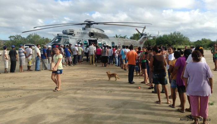 Mexican Navy EC725 Pilots Recount Hurricane Odile Rescue Operations