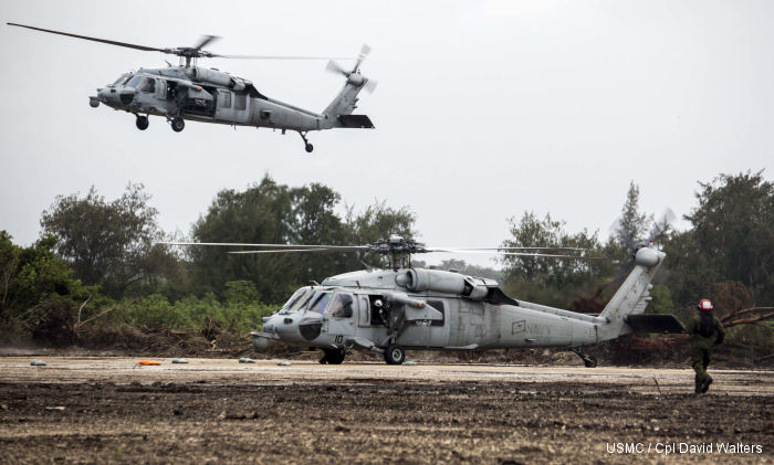 Navy HSC-25 in Forager Fury III exercise