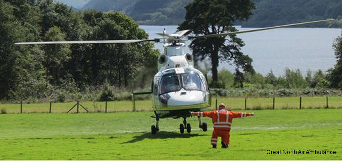 Great North Air Ambulance 10 years in Cumbria