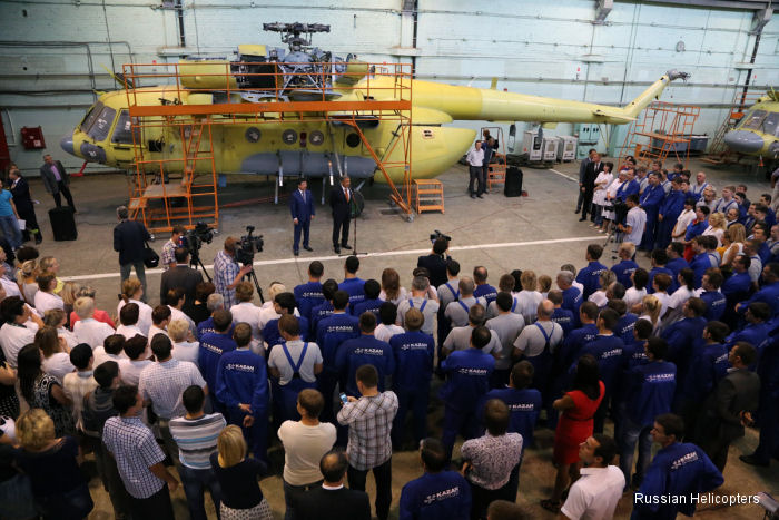 Kazan Helicopters launches new painting and finishing workshop