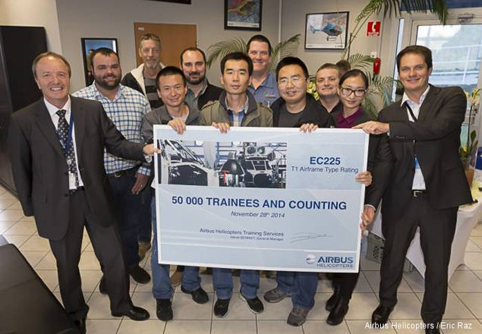 50,000 trainees in 50 years at Airbus Helicopters