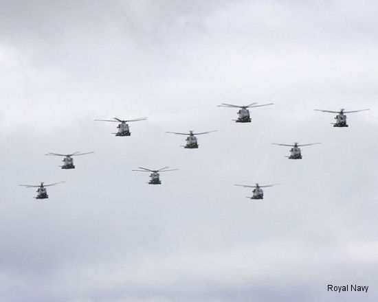 Royal Navy Merlin Mk2 in Exercise Deep Blue