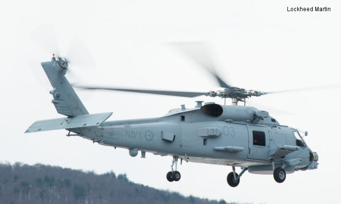 Third and Fourth Royal Australian Navy MH-60R Helicopters Complete Production, Begin Training