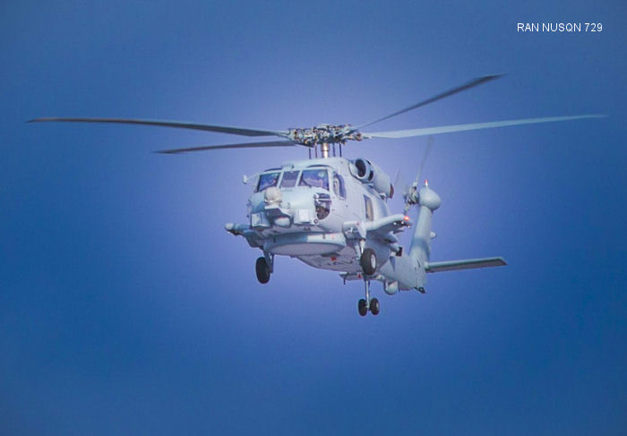 Australia MH-60R with MHSCo ground facilities