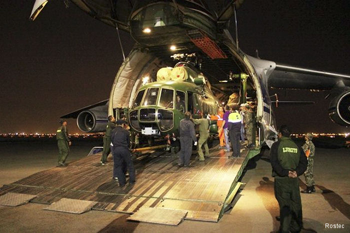 Russian Helicopters start delivering new batch of Mi-171Sh to Peru