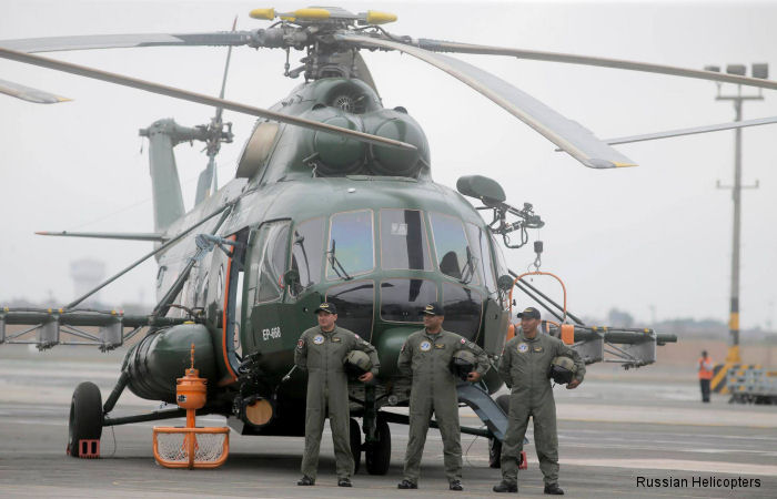 President of Peru Ollanta Humala attended the ceremony of acceptance into service with Peru’s Air Force  of the recently delivered Mi-171Sh helicopters.