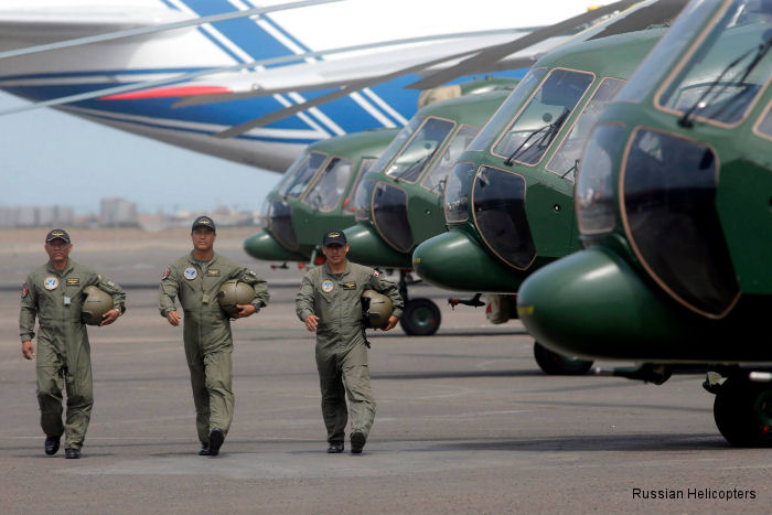 New Mi-171Sh helicopters praised by Peru leadership