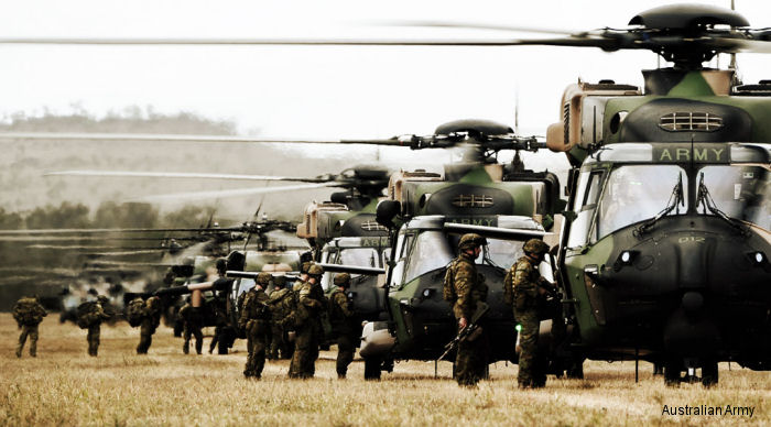 helicopter news November 2014 Second Australian Army MRH90 Simulator Ready