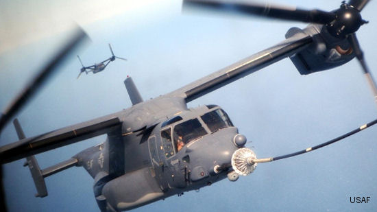 Cobham Refuelling Probes for V-22 Ospreys