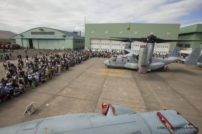 Marines showcase Osprey in Sapporo Air Show