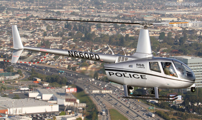 Canada Certifies Robinson R66 Police Helicopter