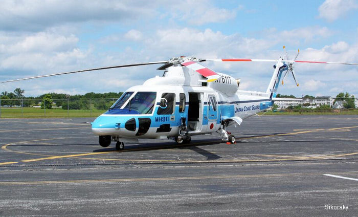 Japan Coast Guard Received First SAR S-76D