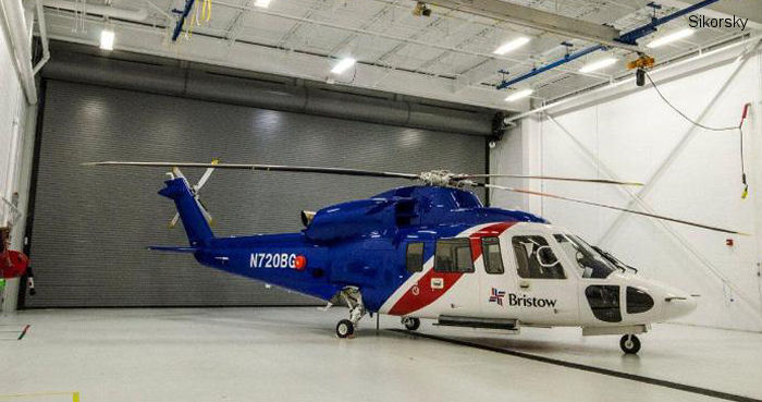Bristow received the first fully configured S-76D helicopter for offshore operations