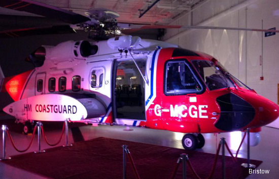 Bristow Accepts First Sikorsky S-92 Helicopter for Long-Term Search and Rescue Services in UK