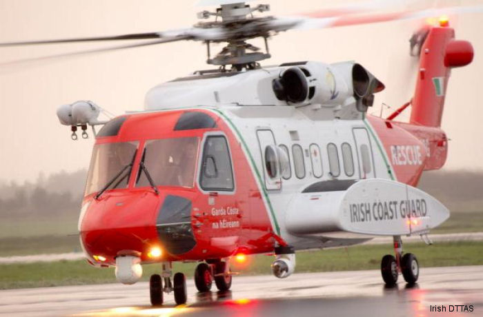 Ireland launches fourth Coast Guard S-92