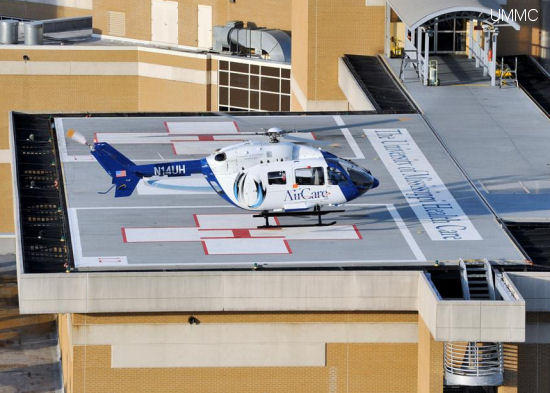 UMMC adds new helicopter in Grenada, Mississippi