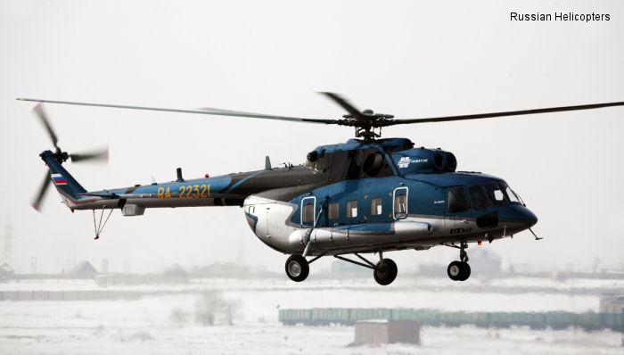 Russian Helicopters deliver Mi-8AMT to UTair