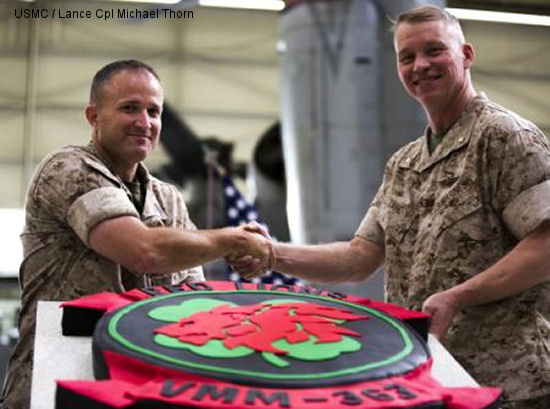 VMM-363 celebrates 62nd anniversary of service, unveils new insignia