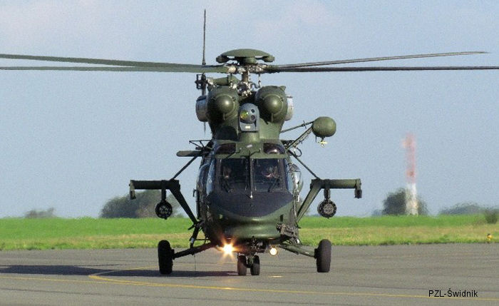 helicopter news October 2014 PZL Świdnik W-3PL Głuszec in European Exercise