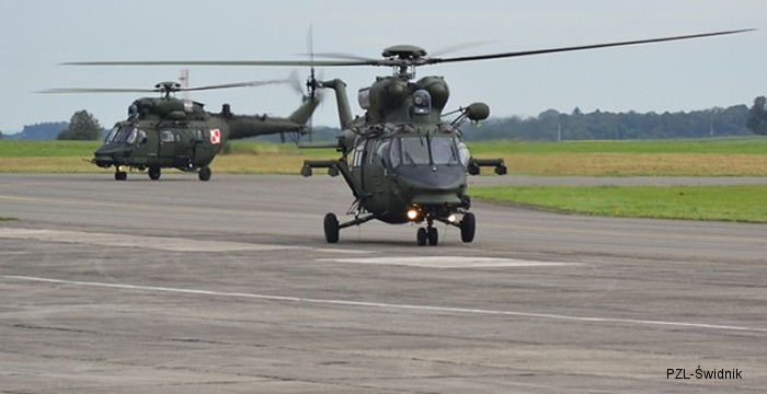 Świdnik-produced W-3PL Głuszec helicopters successfully demonstrate combat support capabilities during European military exercise