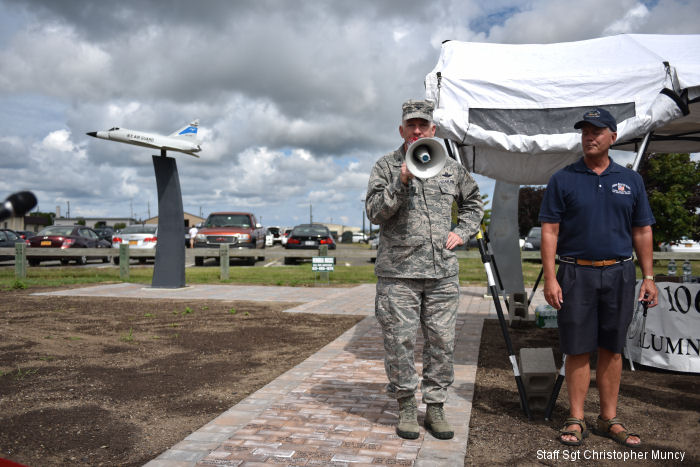 A project ten years in the making that tells the story of the 106th Rescue Wing was completed on Sept. 12, 2015, as the 106 RQW Pride and Heritage Park was dedicated with a ribbon cutting.