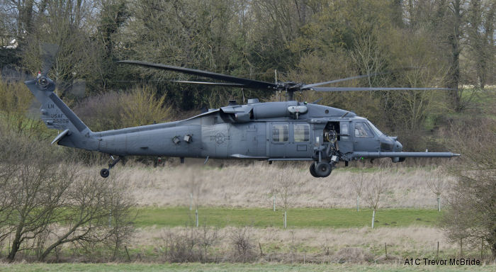 31 Squadron RAF exchange pilots train in combat search and rescue (CSAR), and specifically the role of the RAF Tornado GR-4 in on-scene command, with RAF Lakenheath based USAF Pave Hawks