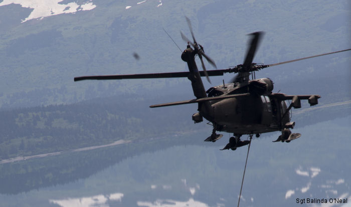 Alaska Army National Guard Black Hawk crews help fight Alaska fires