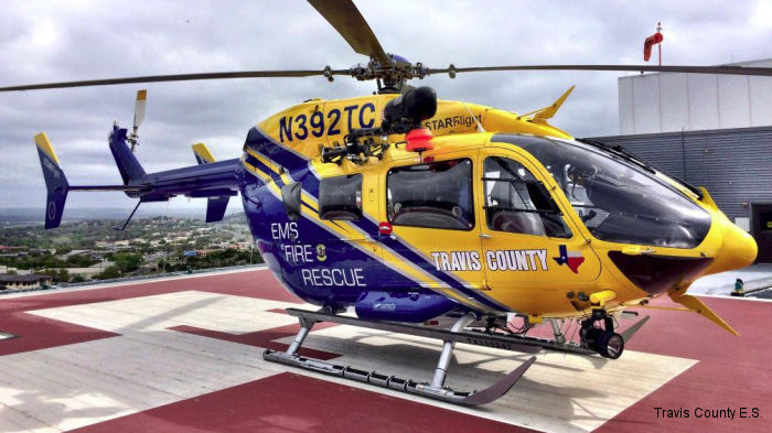 Metro Aviation in ALEA with Travis County EC145e