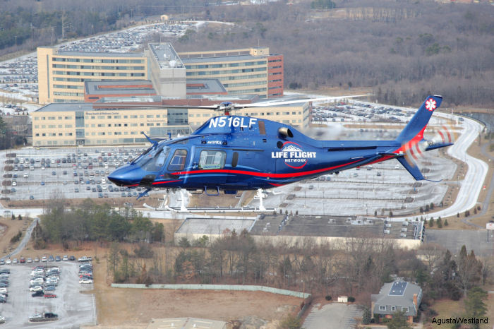 Life Flight Network AW119Kx 10,000 Flight Hours