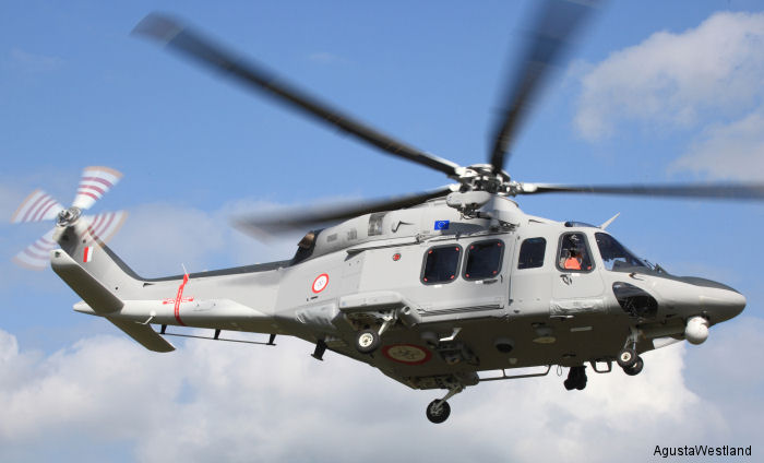 Armed Forces of Malta Order Their Third AW139