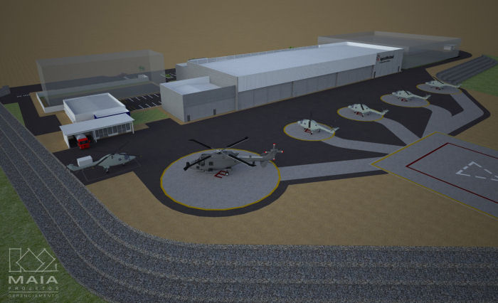 AgustaWestland do Brasil is to undergo a major expansion with the building of a new facility in Itapevi, 30 km from Sao Paulo, including maintenance hangars, a final assembly line and training centre