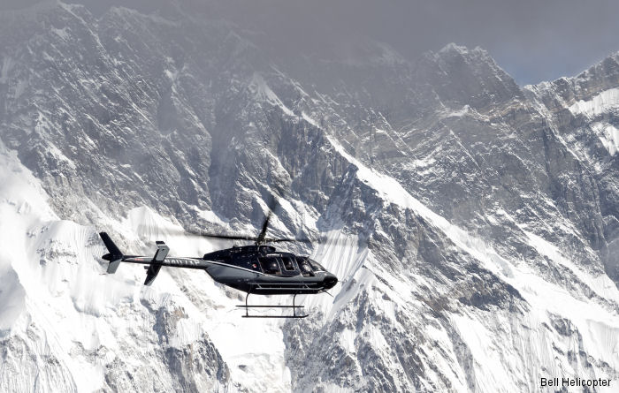 Bell Helicopter announced the successful demonstration tour of the new Bell 407GXP throughout Nepal demonstrating superior performance around Mount Everest