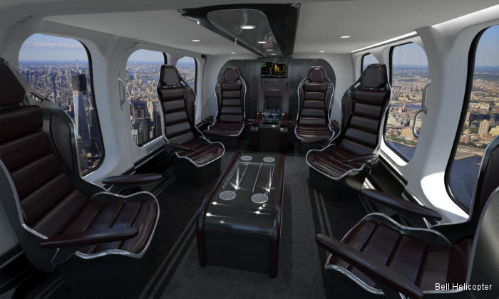 Bell 525 Relentless cabin