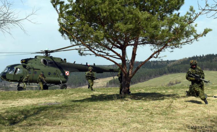 Canadian Troops Mountain Training in Poland