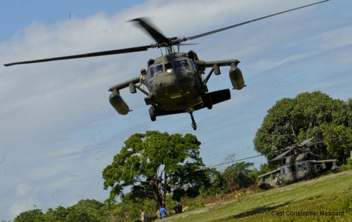 U.S. Joint Task Force-Bravo based  at Soto Cano Air Base, Honduras  supported Operation Caravana to help counter the trafficking of illicit drugs, weapons and money through the region.