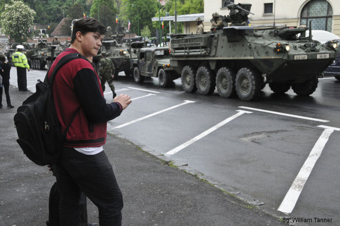 US Army Cavalry March in Romania