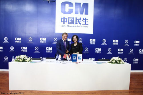 Chinese leasing company CMIFL signs agreement for 100 H125 and H130 helicopters over five years