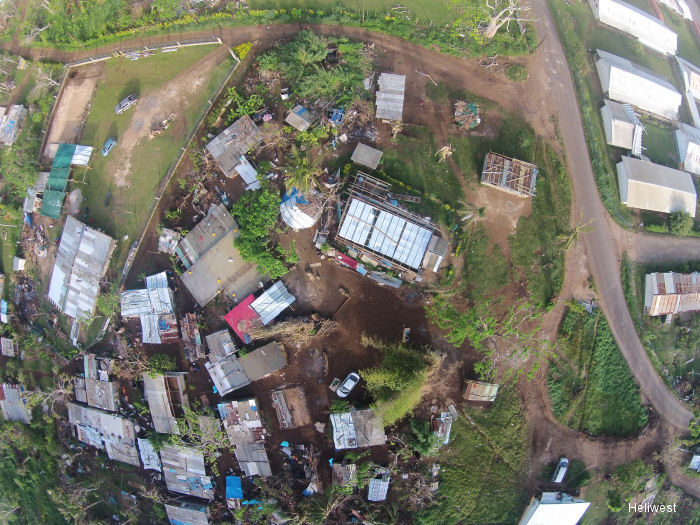 Indago UAV Used in Cyclone Pam Disaster Relief Efforts