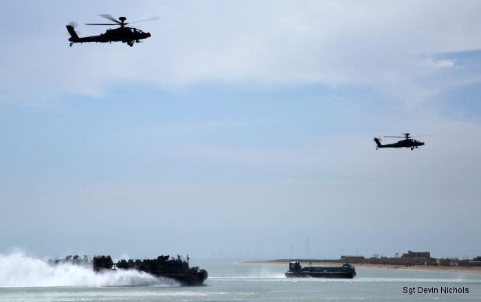 U.S. 24th MEU joined Gulf Cooperation Council nations and other international partners in an amphibious landing scenario during Exercise Eagle Resolve 2015 at Failaka Island, Kuwait, March 23-25