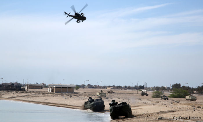US Marines, Gulf, international partners simulate amphib landing during Eagle Resolve