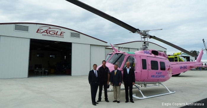 Less than two years after establishing its base at Coffs Harbour, Eagle Copters Australasia officially open its new maintenance facility servicing complete refurbishments.
