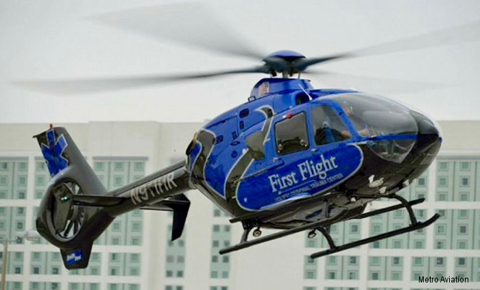 Metro Aviation EC135 First Flight Refurbishment