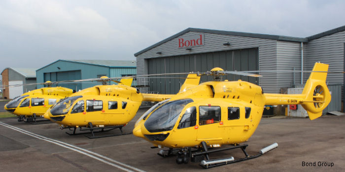 Bond Air Services Gets UK Third H145 / EC145T2