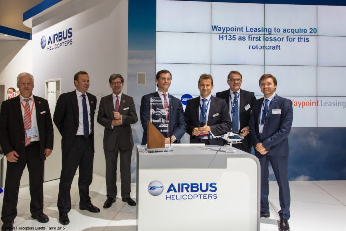 Waypoint Leasing to acquire 20 H135s as first lessor for this rotorcraft